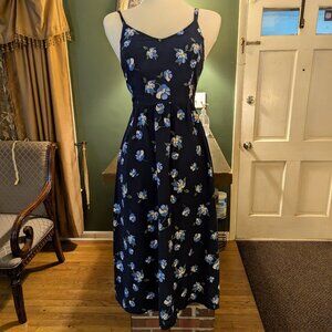 Old Navy Size S Blue Floral Dress